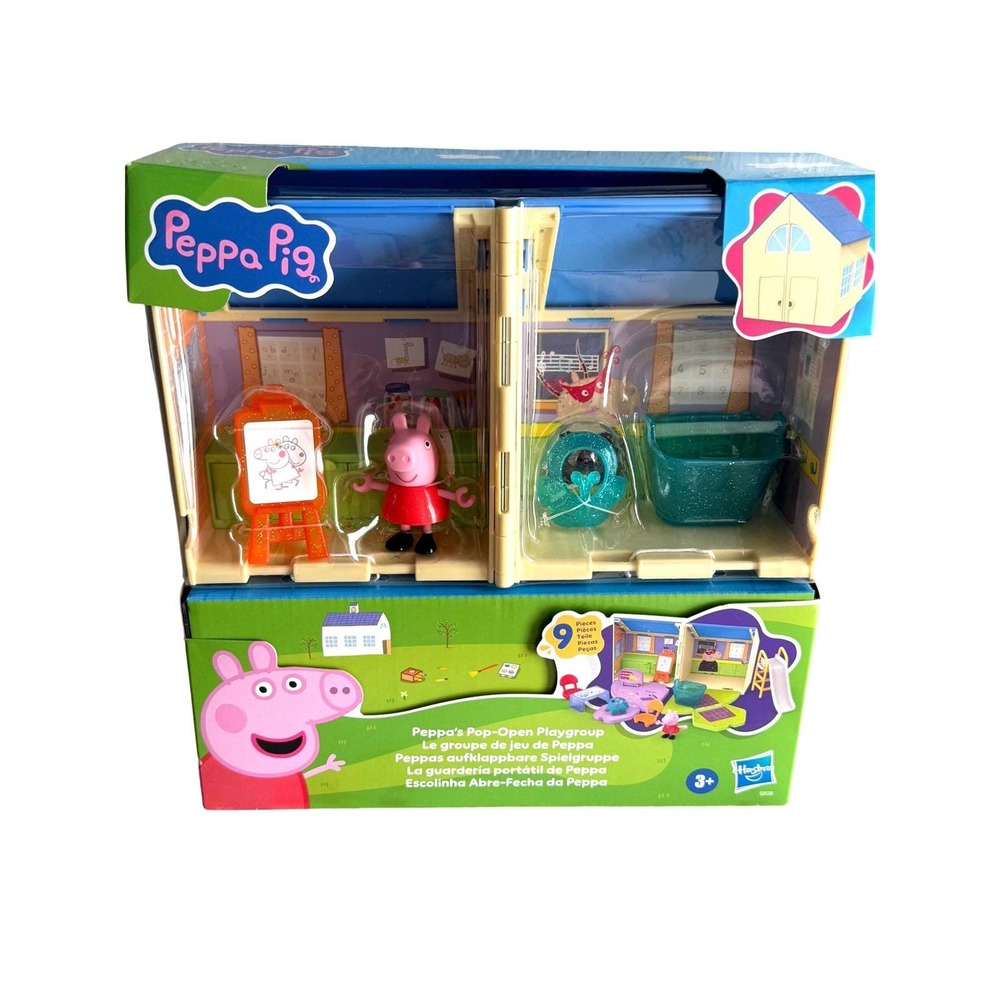 Peppa Pig Peppas Pop Open Playgroup Playset Hasbro - New